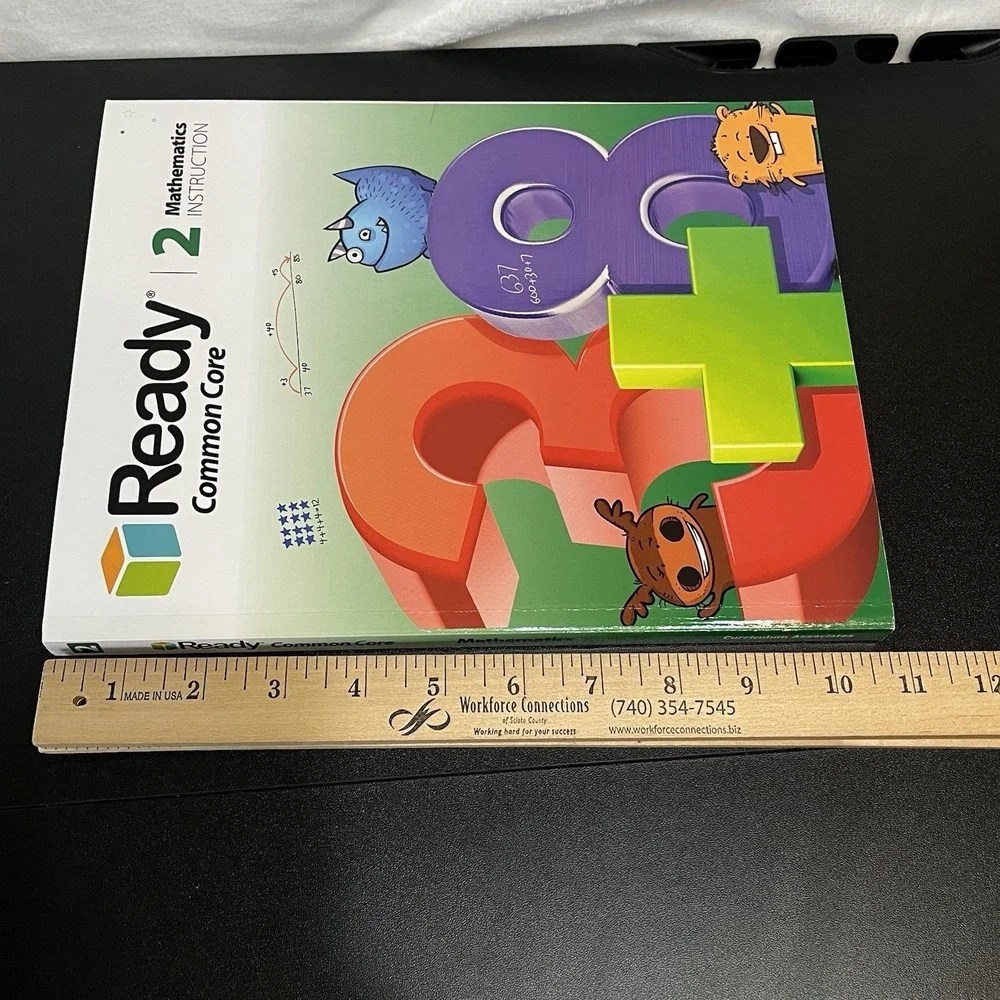 2nd Grade READY Common Core Math Instruction Workbook New Grade 2 Homeschool